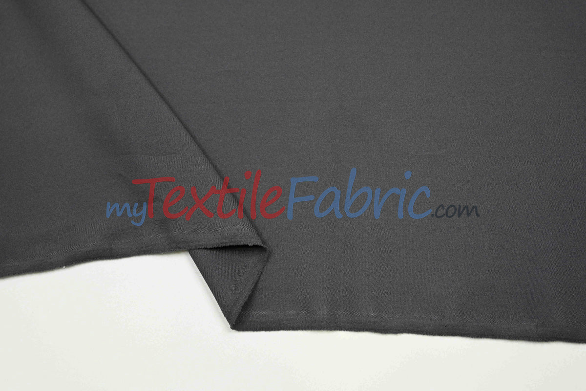 Extra Wide Polyester Fabric | 124" Wide Polyester Fabric | 124" Polypoplin for Tablecloths, Drapery, and Curtains |