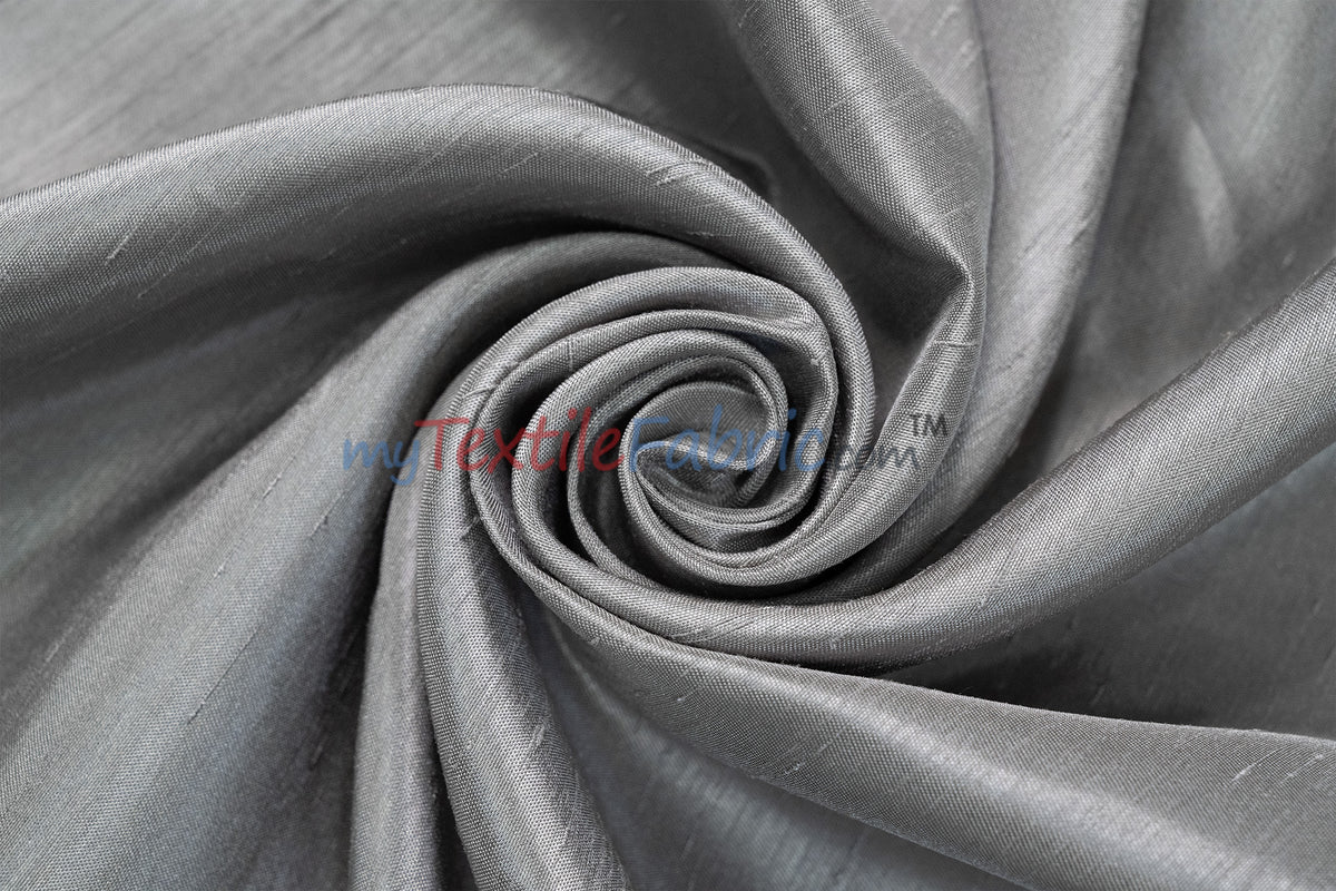 Shantung Satin Fabric | Satin Dupioni Silk Fabric | 60" Wide | Multiple Colors | Yards & Bolts