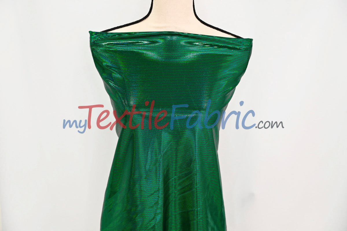 4 Way Stretch Dancewear Fabric | Moonlight Hologram Spandex | 58/60" Wide | Multiple Colors |