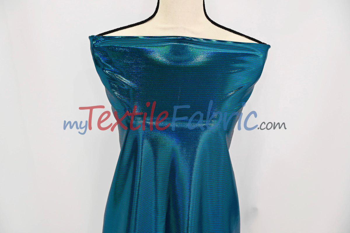 4 Way Stretch Dancewear Fabric | Moonlight Hologram Spandex | 58/60" Wide | Multiple Colors |