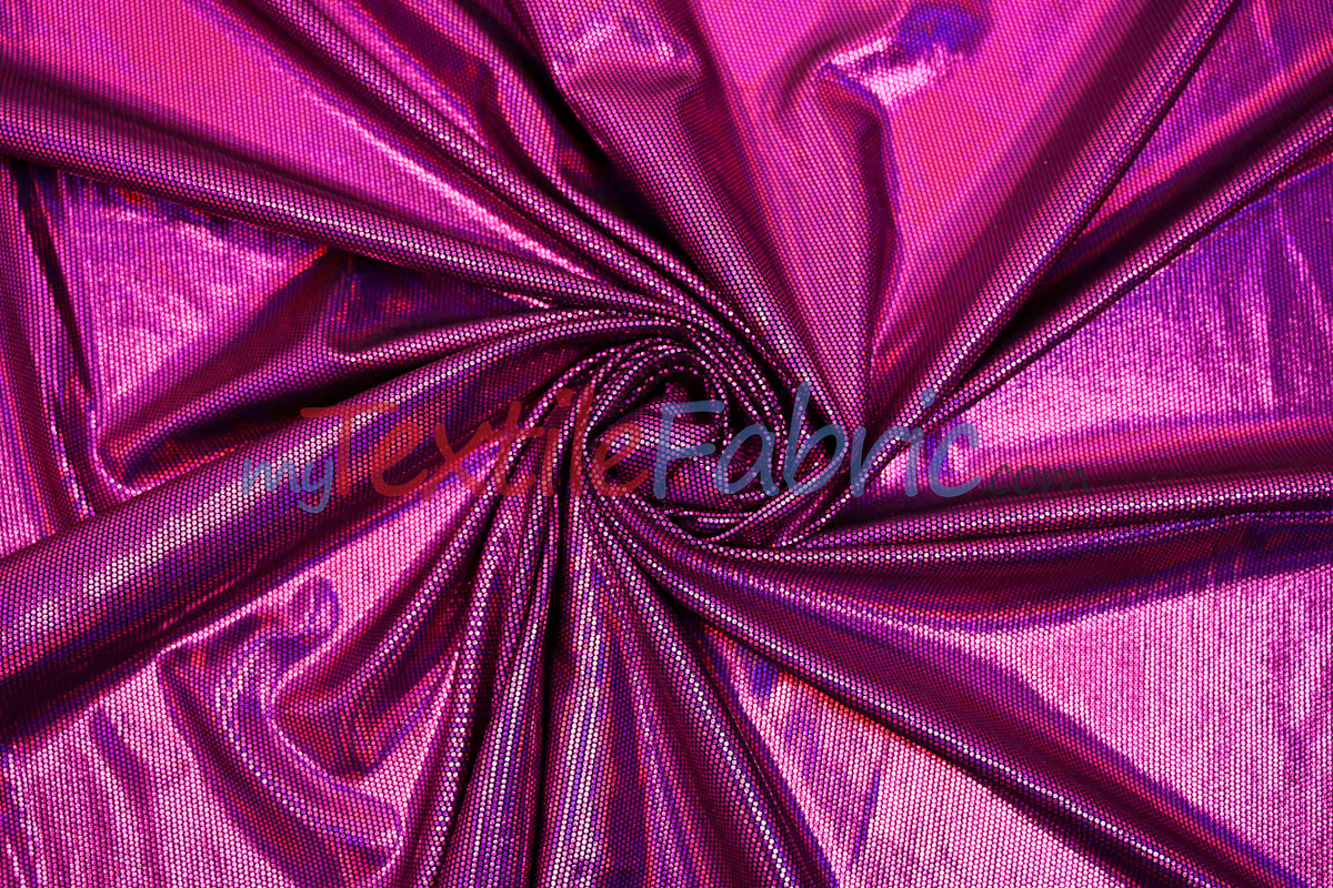 4 Way Stretch Dancewear Fabric | Moonlight Hologram Spandex | 58/60" Wide | Multiple Colors |