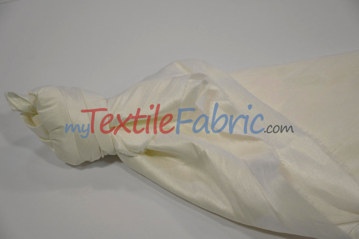 Polyester Silk Fabric | Faux Silk | Polyester Dupioni Fabric Yards & Bolts | 54" Wide | Multiple Colors