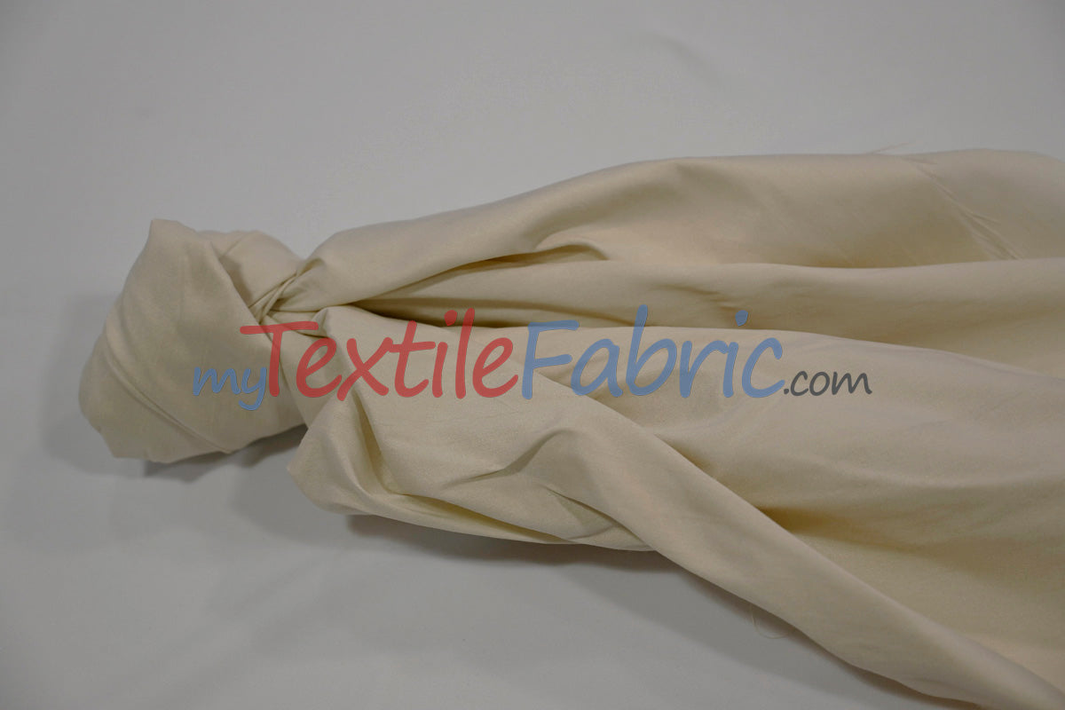 Polyester Silk Fabric | Faux Silk | Polyester Dupioni Fabric Yards & Bolts | 54" Wide | Multiple Colors