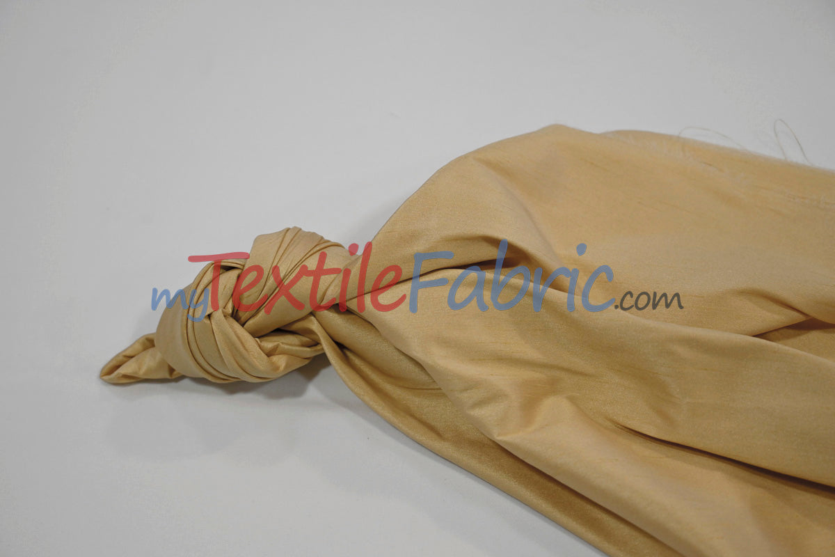 Polyester Silk Fabric | Faux Silk | Polyester Dupioni Fabric Yards & Bolts | 54" Wide | Multiple Colors