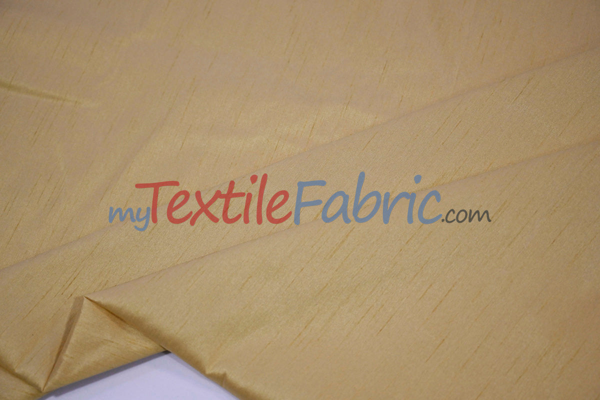 Polyester Silk Fabric | Faux Silk | Polyester Dupioni Fabric Yards & Bolts | 54" Wide | Multiple Colors
