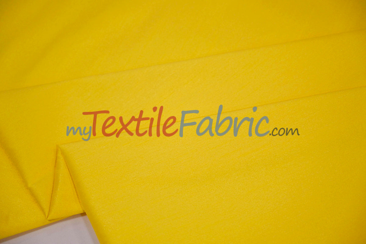 Polyester Silk Fabric | Faux Silk | Polyester Dupioni Fabric Yards & Bolts | 54" Wide | Multiple Colors