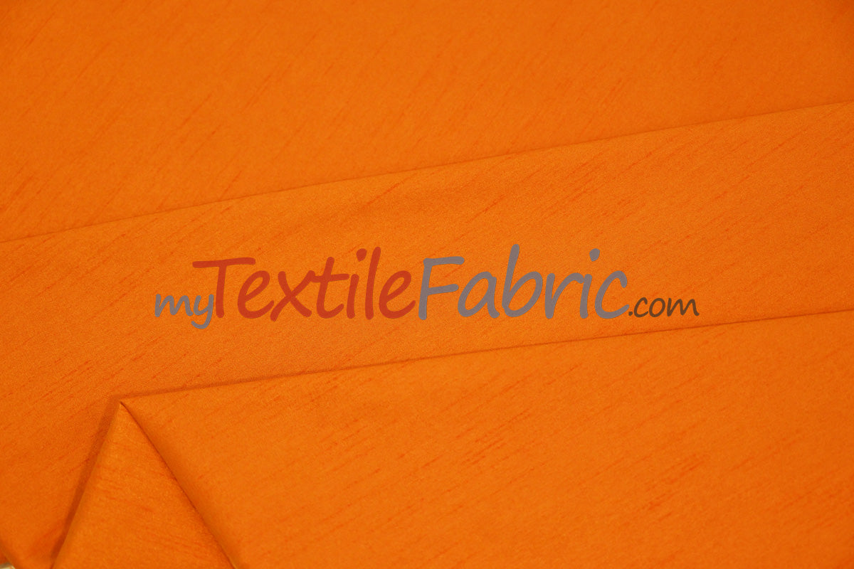 Polyester Silk Fabric | Faux Silk | Polyester Dupioni Fabric Yards & Bolts | 54" Wide | Multiple Colors