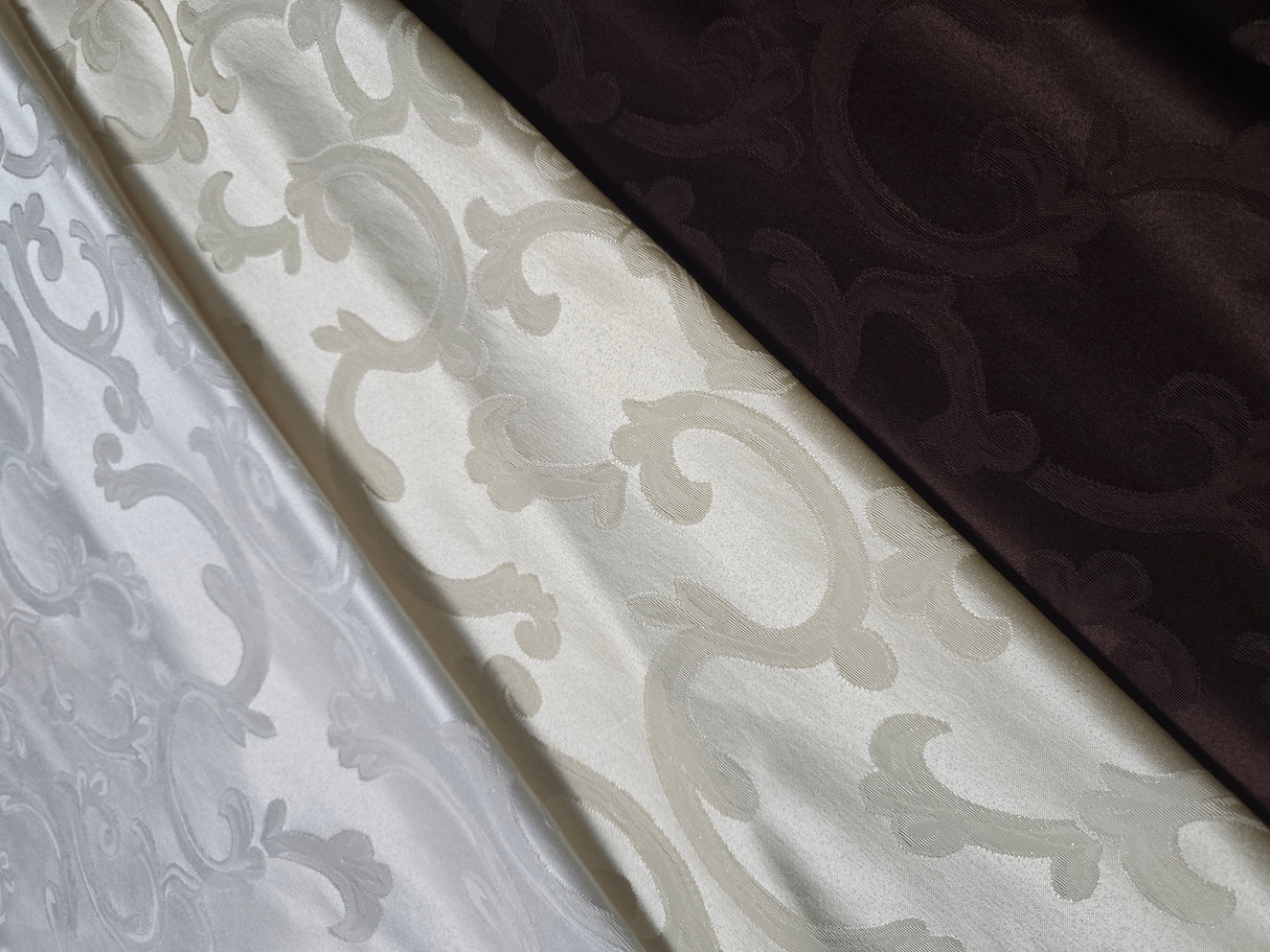 Vineyard Scarlet Jacquard | Vineyard Scarlet Brocade | 60" Wide | Drapery, Curtains, Tablecloth, Costume | Multiple Colors |