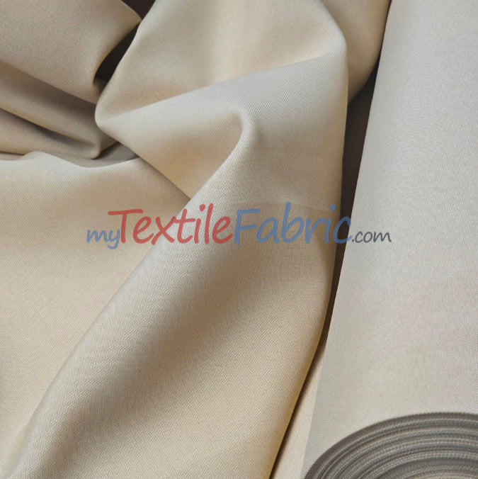 Extra Wide Polyester Fabric | 124" Wide Polyester Fabric | 124" Polypoplin for Tablecloths, Drapery, and Curtains |