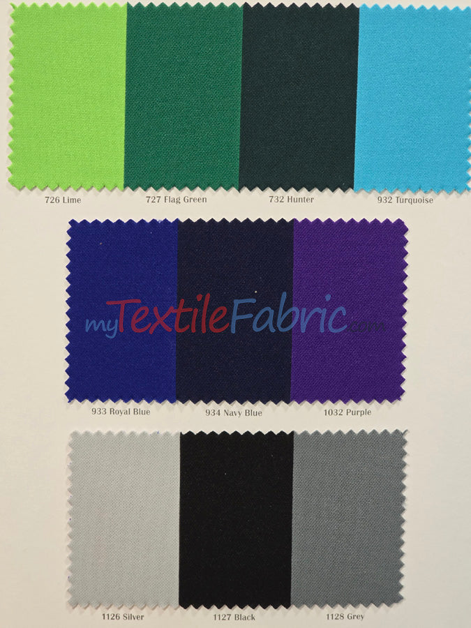 Scuba Double Knit Fabric | Basic Wrinkle Free Polyester Fabric with Mechanical Stretch | 60" Wide | Multiple Colors | Poly Knit Fabric |