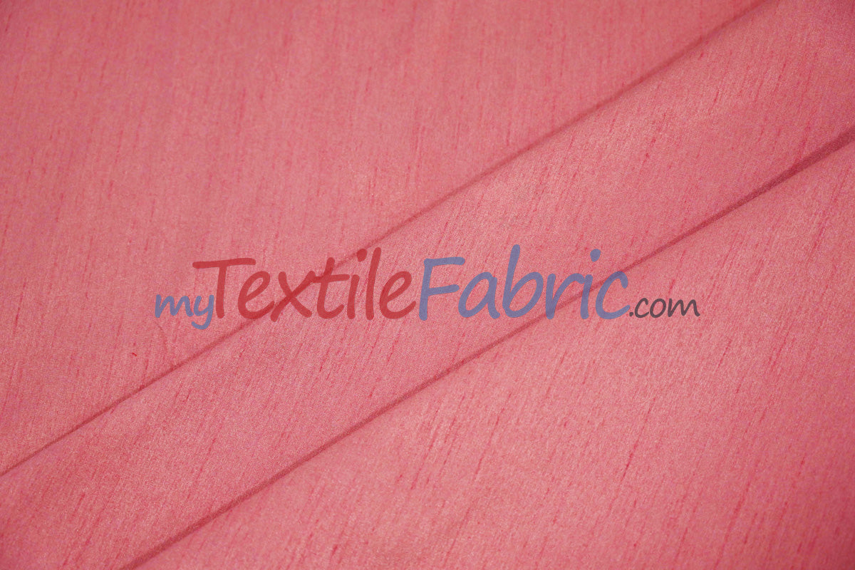 Polyester Silk Fabric | Faux Silk | Polyester Dupioni Fabric Yards & Bolts | 54" Wide | Multiple Colors