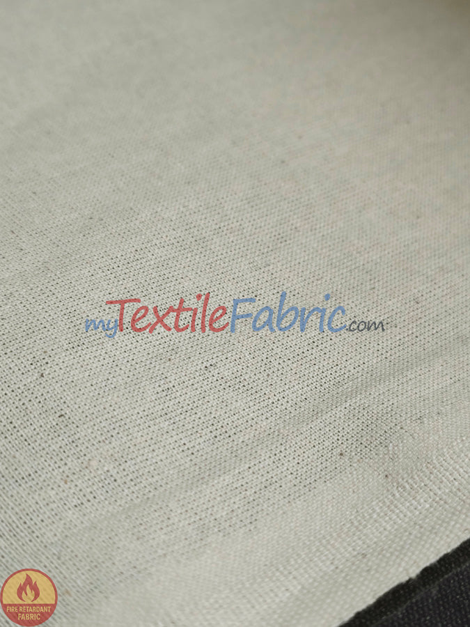 125” Fire Retardant Natural Muslin | Extra-Wide Cotton Fabric for Stage, Drapery & Scenic Use