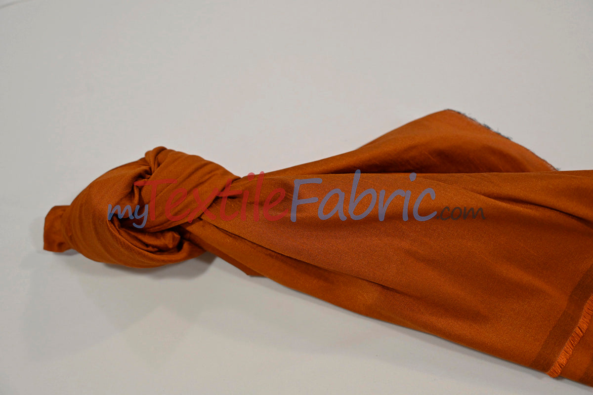 Polyester Silk Fabric | Faux Silk | Polyester Dupioni Fabric Yards & Bolts | 54" Wide | Multiple Colors