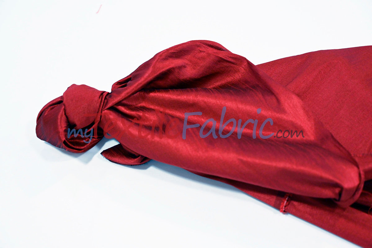 Polyester Silk Fabric | Faux Silk | Polyester Dupioni Fabric Yards & Bolts | 54" Wide | Multiple Colors