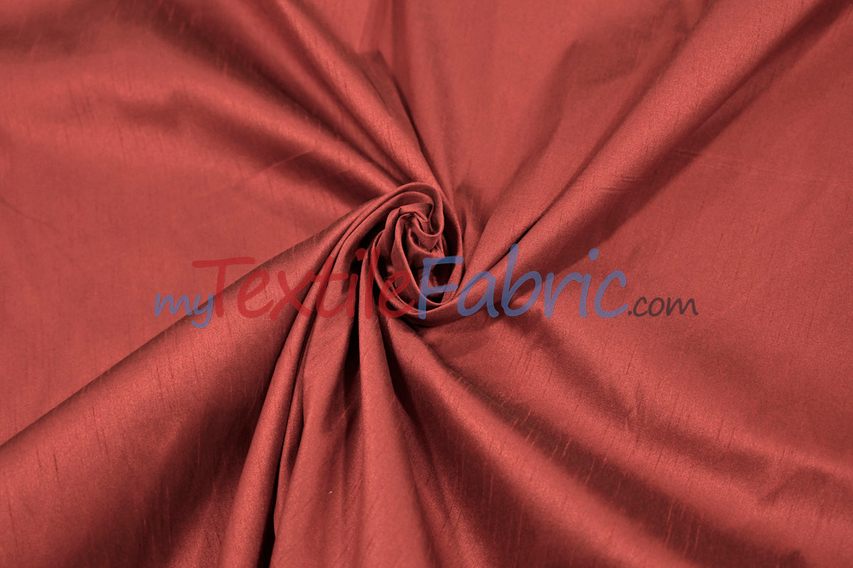 Polyester Silk Fabric | Faux Silk | Polyester Dupioni Fabric Yards & Bolts | 54" Wide | Multiple Colors