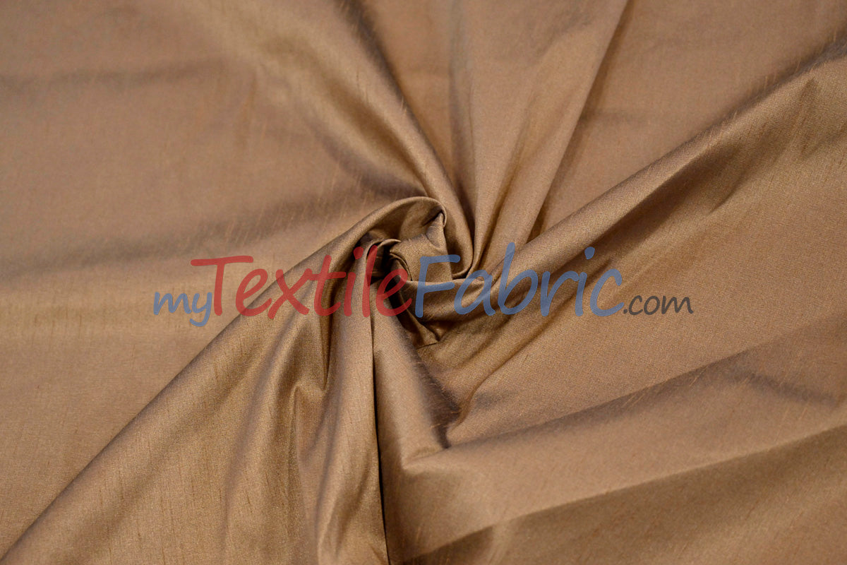 Polyester Silk Fabric | Faux Silk | Polyester Dupioni Fabric Yards & Bolts | 54" Wide | Multiple Colors
