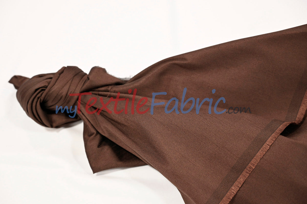 Polyester Silk Fabric | Faux Silk | Polyester Dupioni Fabric Yards & Bolts | 54" Wide | Multiple Colors