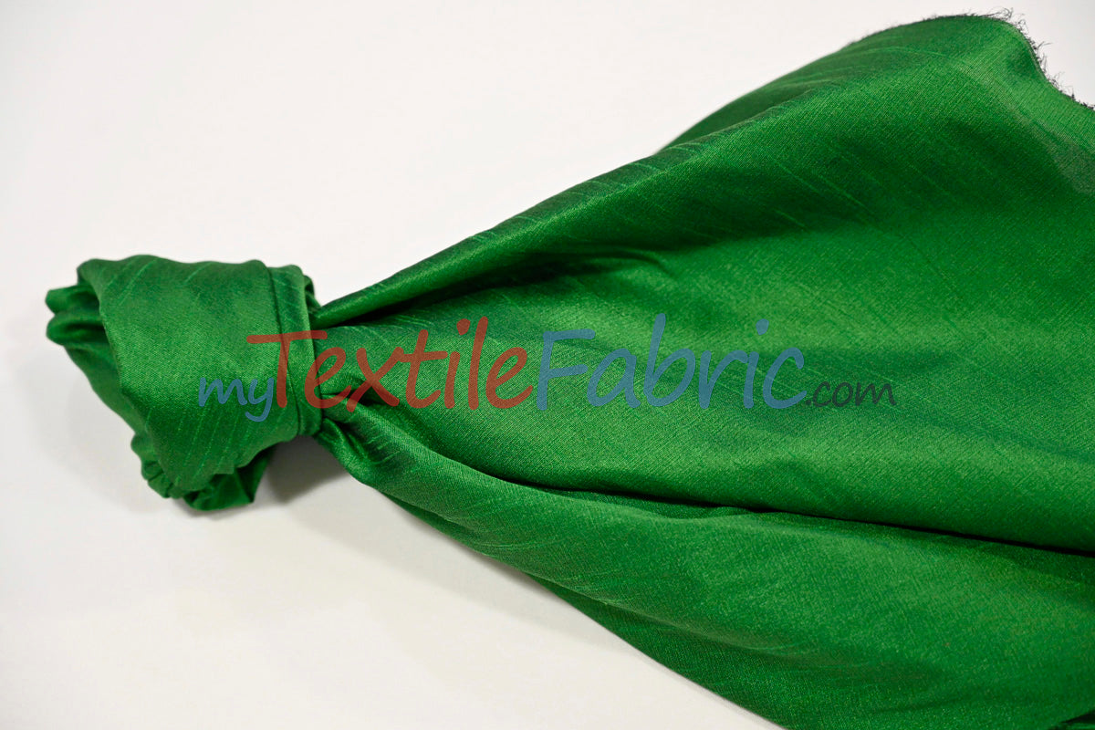Polyester Silk Fabric | Faux Silk | Polyester Dupioni Fabric Yards & Bolts | 54" Wide | Multiple Colors