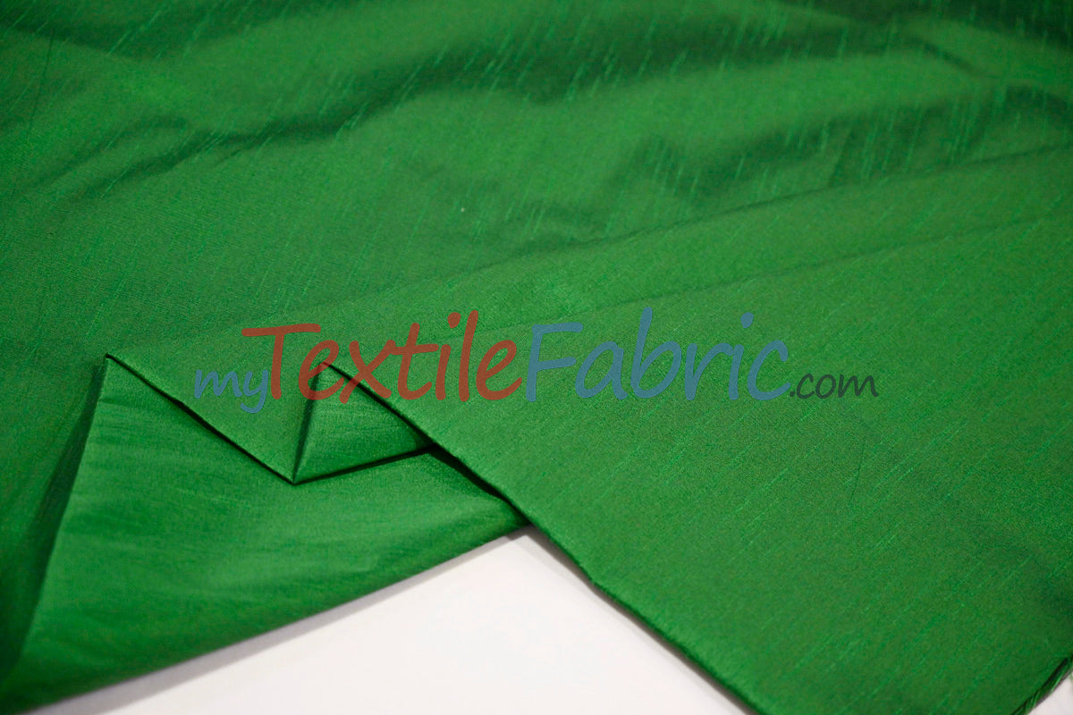 Polyester Silk Fabric | Faux Silk | Polyester Dupioni Fabric Yards & Bolts | 54" Wide | Multiple Colors
