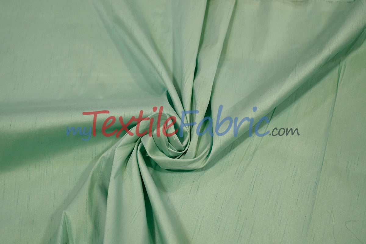 Polyester Silk Fabric | Faux Silk | Polyester Dupioni Fabric Yards & Bolts | 54" Wide | Multiple Colors