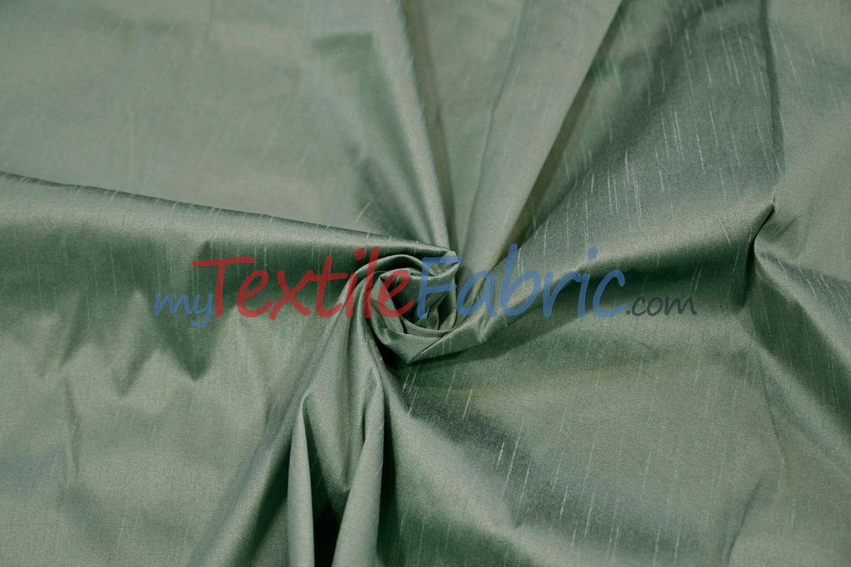 Polyester Silk Fabric | Faux Silk | Polyester Dupioni Fabric Yards & Bolts | 54" Wide | Multiple Colors