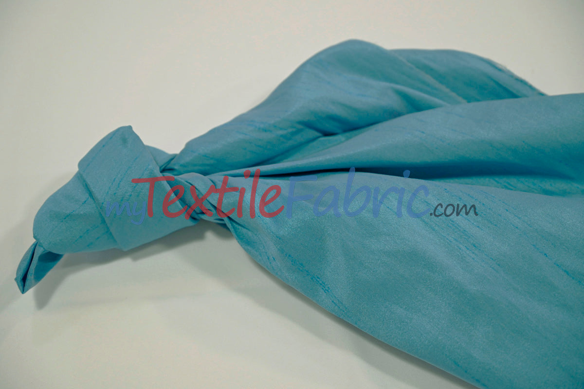 Polyester Silk Fabric | Faux Silk | Polyester Dupioni Fabric Yards & Bolts | 54" Wide | Multiple Colors