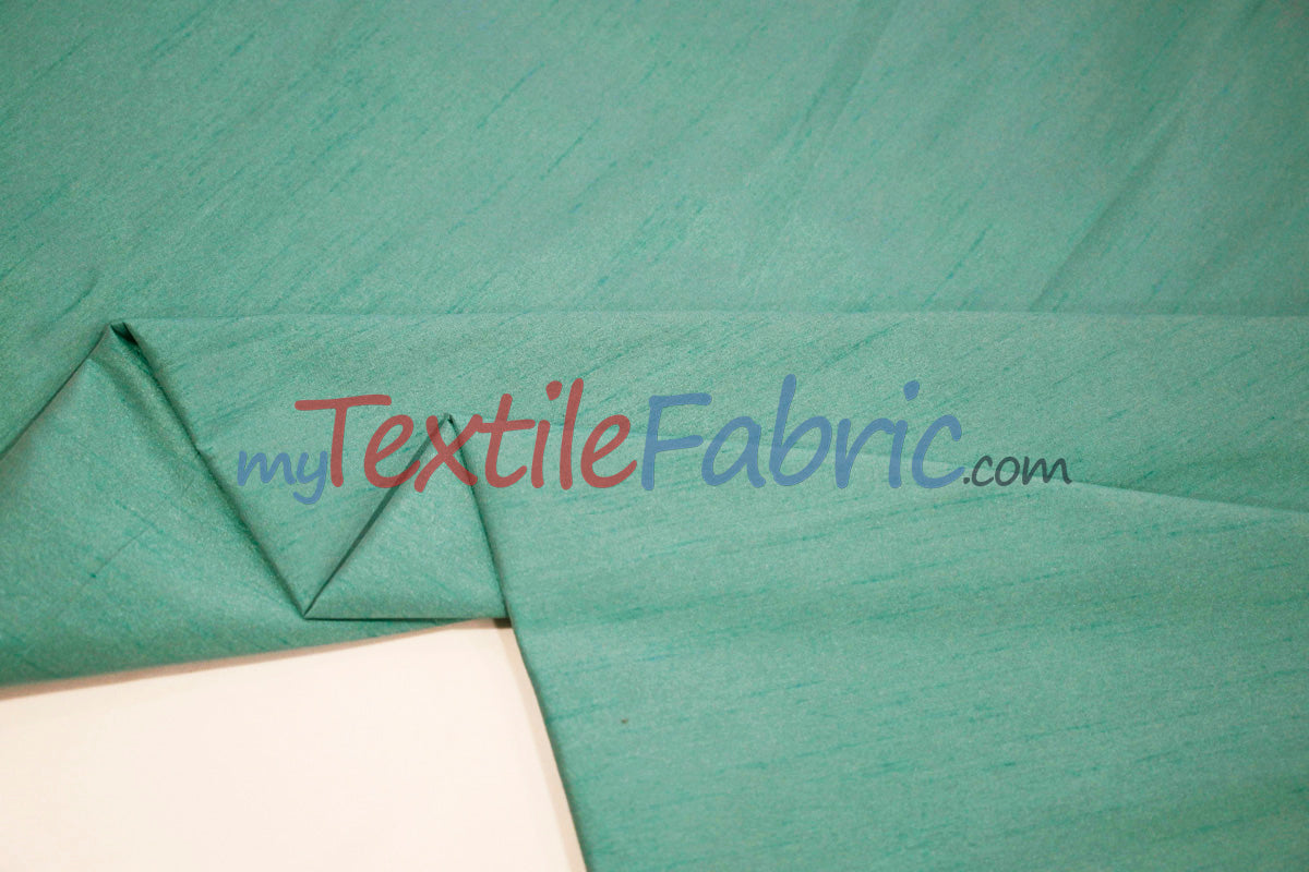 Polyester Silk Fabric | Faux Silk | Polyester Dupioni Fabric Yards & Bolts | 54" Wide | Multiple Colors
