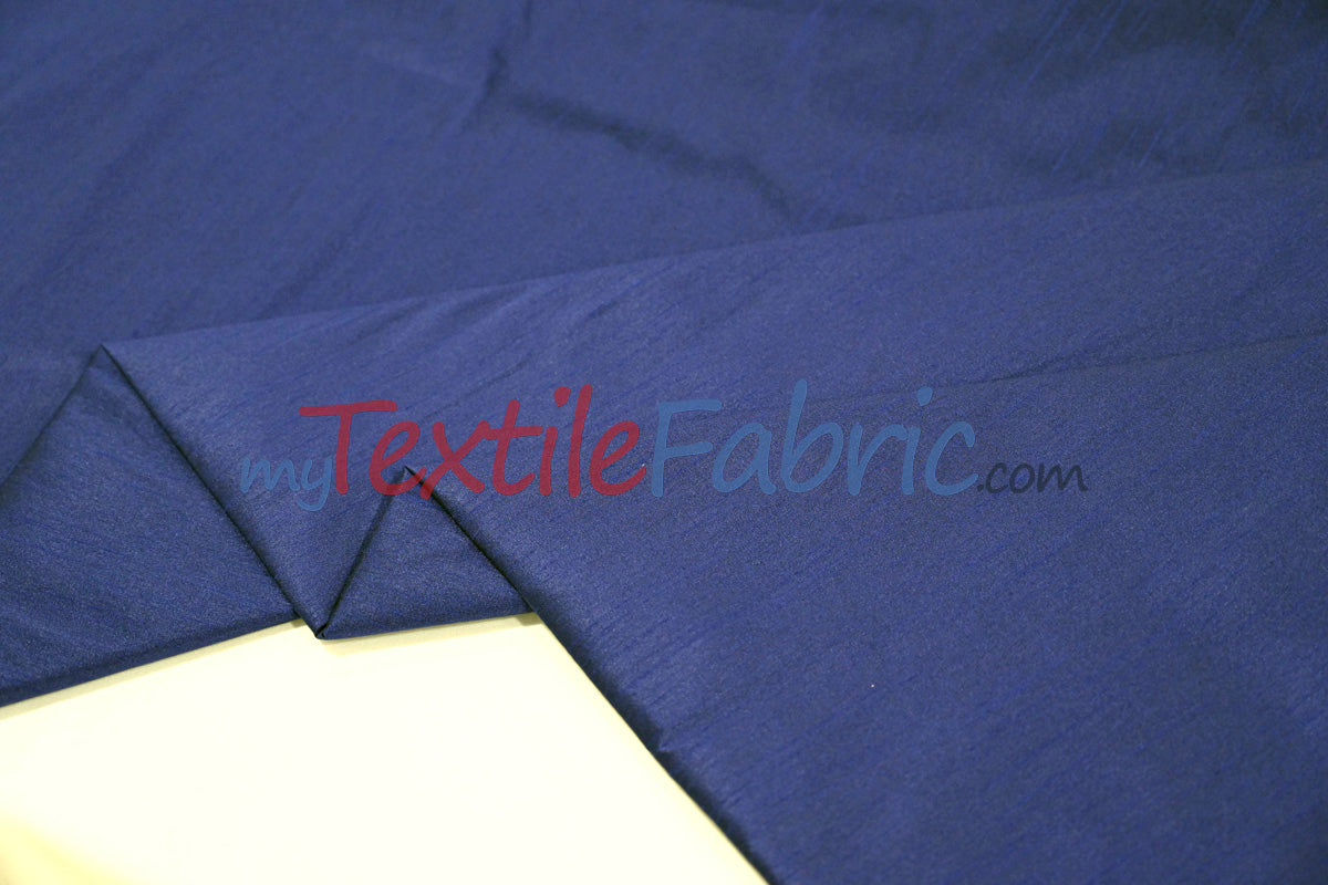 Polyester Silk Fabric | Faux Silk | Polyester Dupioni Fabric Yards & Bolts | 54" Wide | Multiple Colors