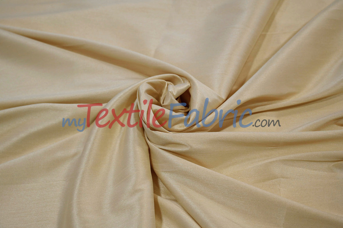 Polyester Silk Fabric | Faux Silk | Polyester Dupioni Fabric Yards & Bolts | 54" Wide | Multiple Colors