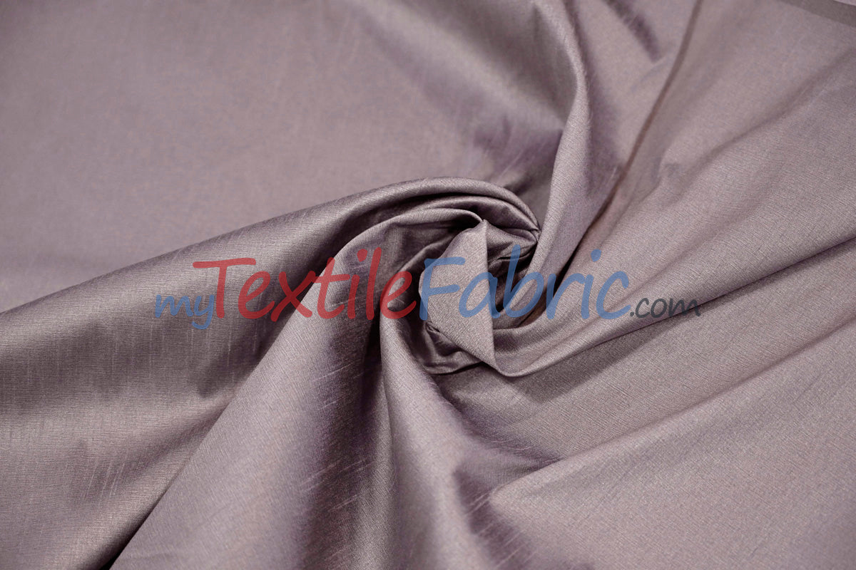 Polyester Silk Fabric | Faux Silk | Polyester Dupioni Fabric Yards & Bolts | 54" Wide | Multiple Colors