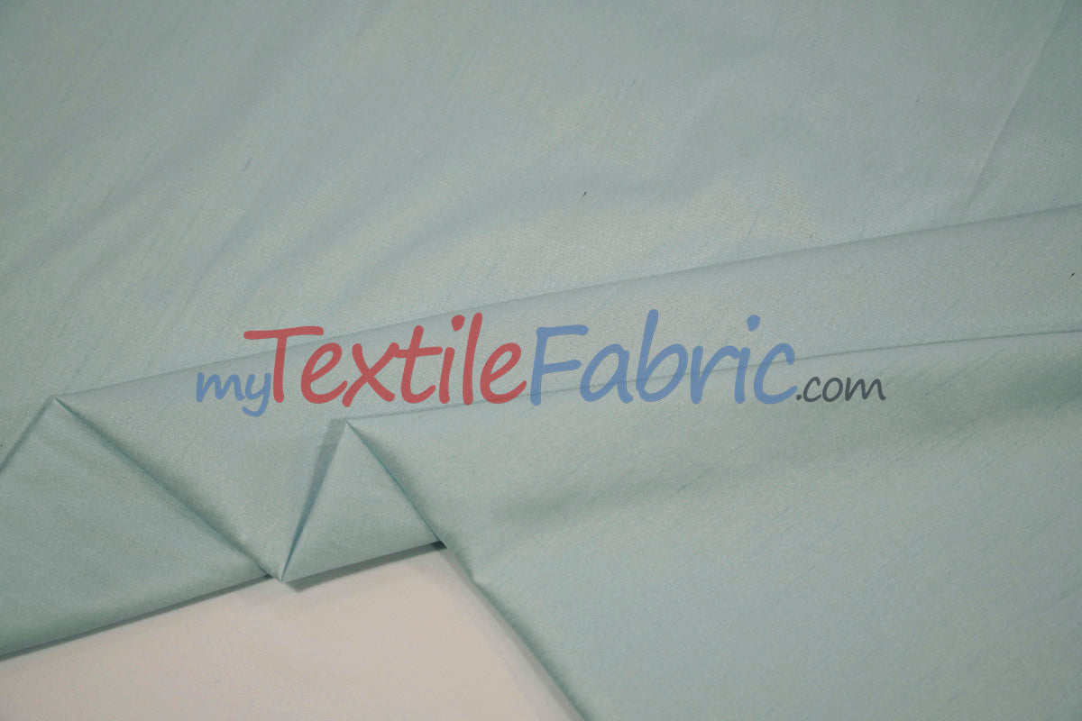 Polyester Silk Fabric | Faux Silk | Polyester Dupioni Fabric Yards & Bolts | 54" Wide | Multiple Colors