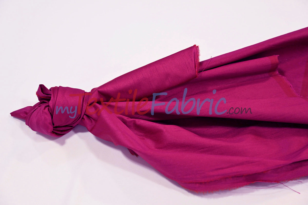 Polyester Silk Fabric | Faux Silk | Polyester Dupioni Fabric Yards & Bolts | 54" Wide | Multiple Colors