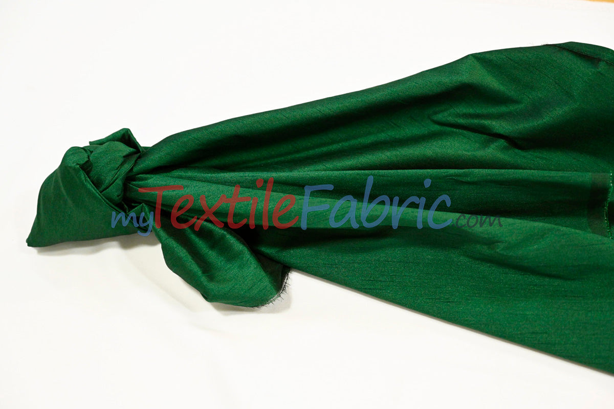 Polyester Silk Fabric | Faux Silk | Polyester Dupioni Fabric Yards & Bolts | 54" Wide | Multiple Colors