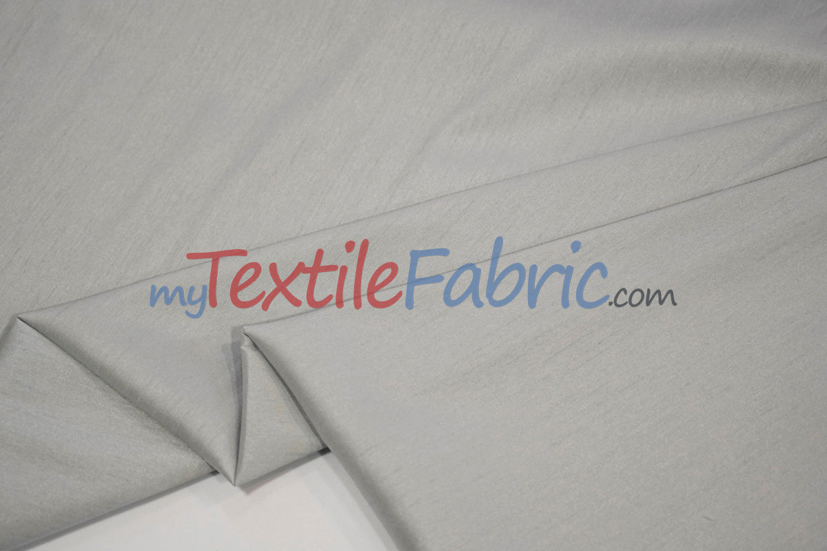 Polyester Silk Fabric | Faux Silk | Polyester Dupioni Fabric Yards & Bolts | 54" Wide | Multiple Colors