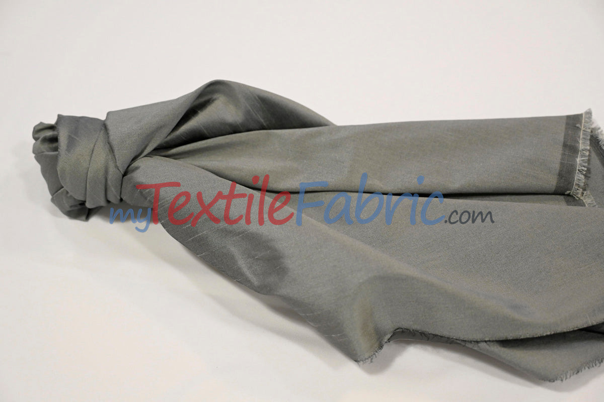 Polyester Silk Fabric | Faux Silk | Polyester Dupioni Fabric Yards & Bolts | 54" Wide | Multiple Colors