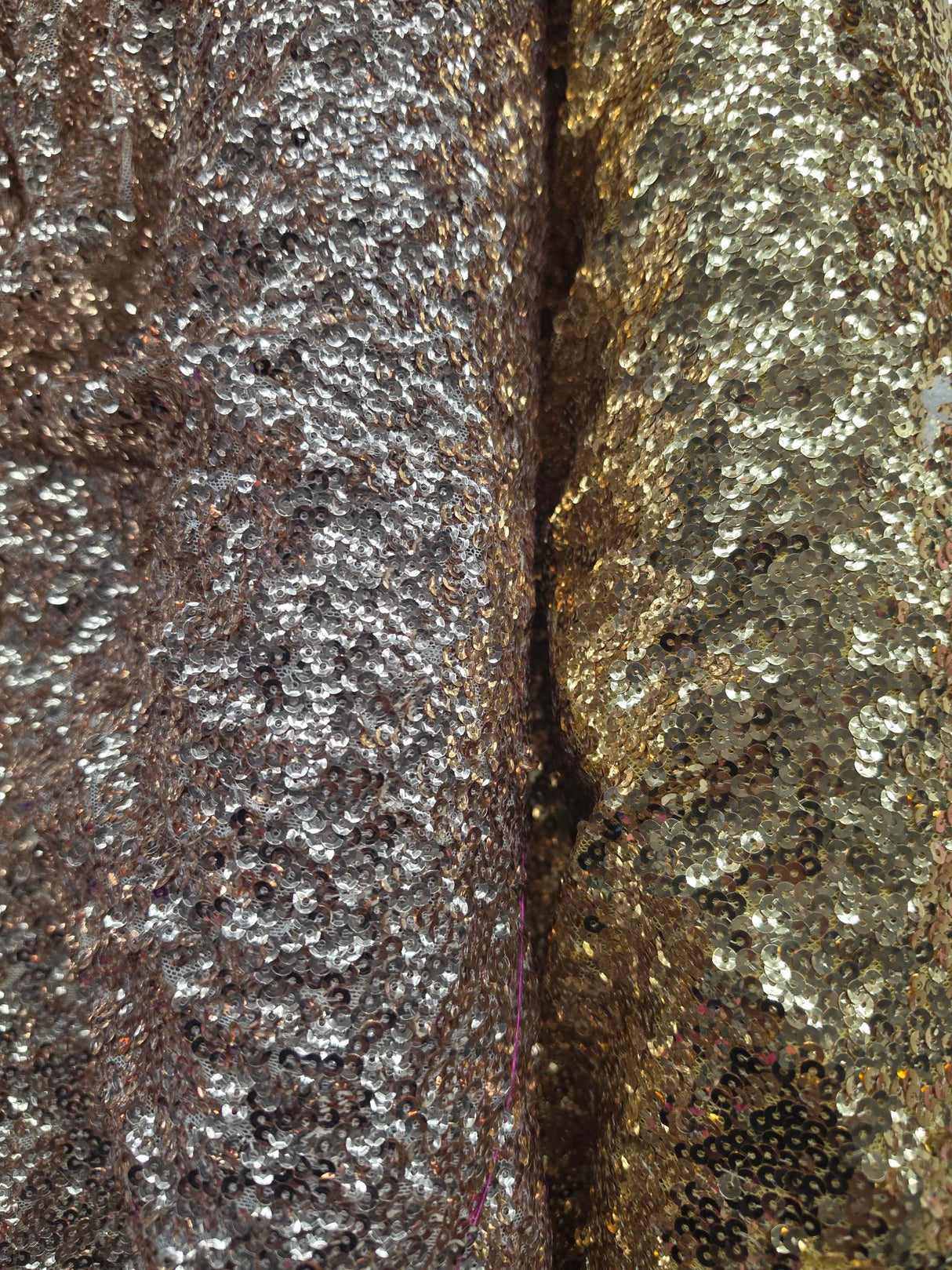 Gatsby Sequins Fabric | 6mm Flat Sewn Sequins on Mesh | 52" Wide | Multiple Colors |