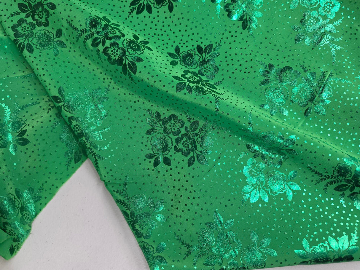 Koshibo Fabric | Koshibo Metallic Foil Print | 60" Wide | Hmong Fabric |