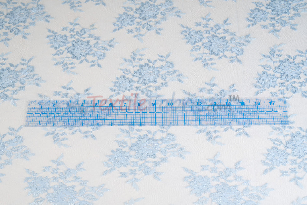 Chantilly Lace Fabric | 52” Wide | Elegant Floral Lace for Bridal & Formalwear