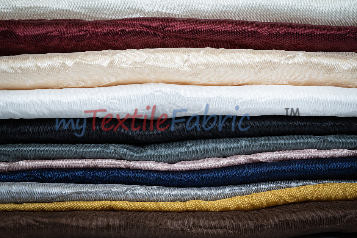 IFR Dull Crush Satin for Drapery | Extra Wide Tergalet Fabric | 108" Wide | Multiple Colors |