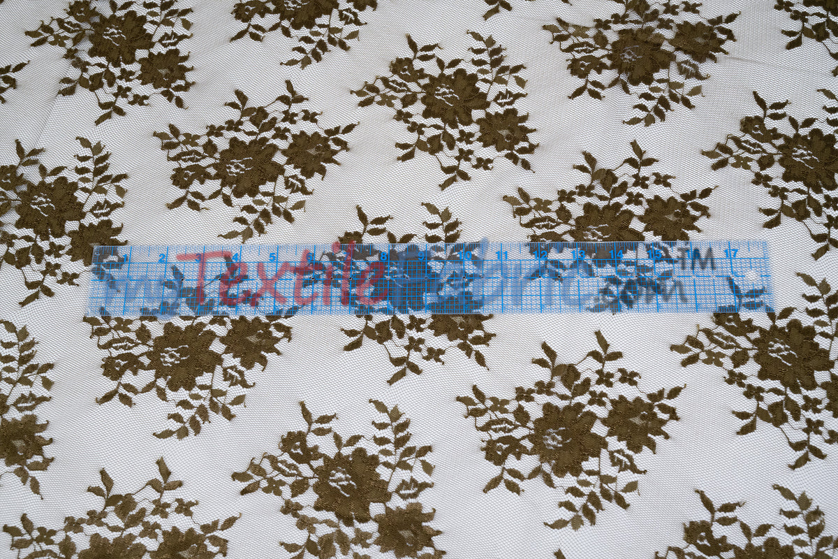 Chantilly Lace Fabric | 52” Wide | Elegant Floral Lace for Bridal & Formalwear