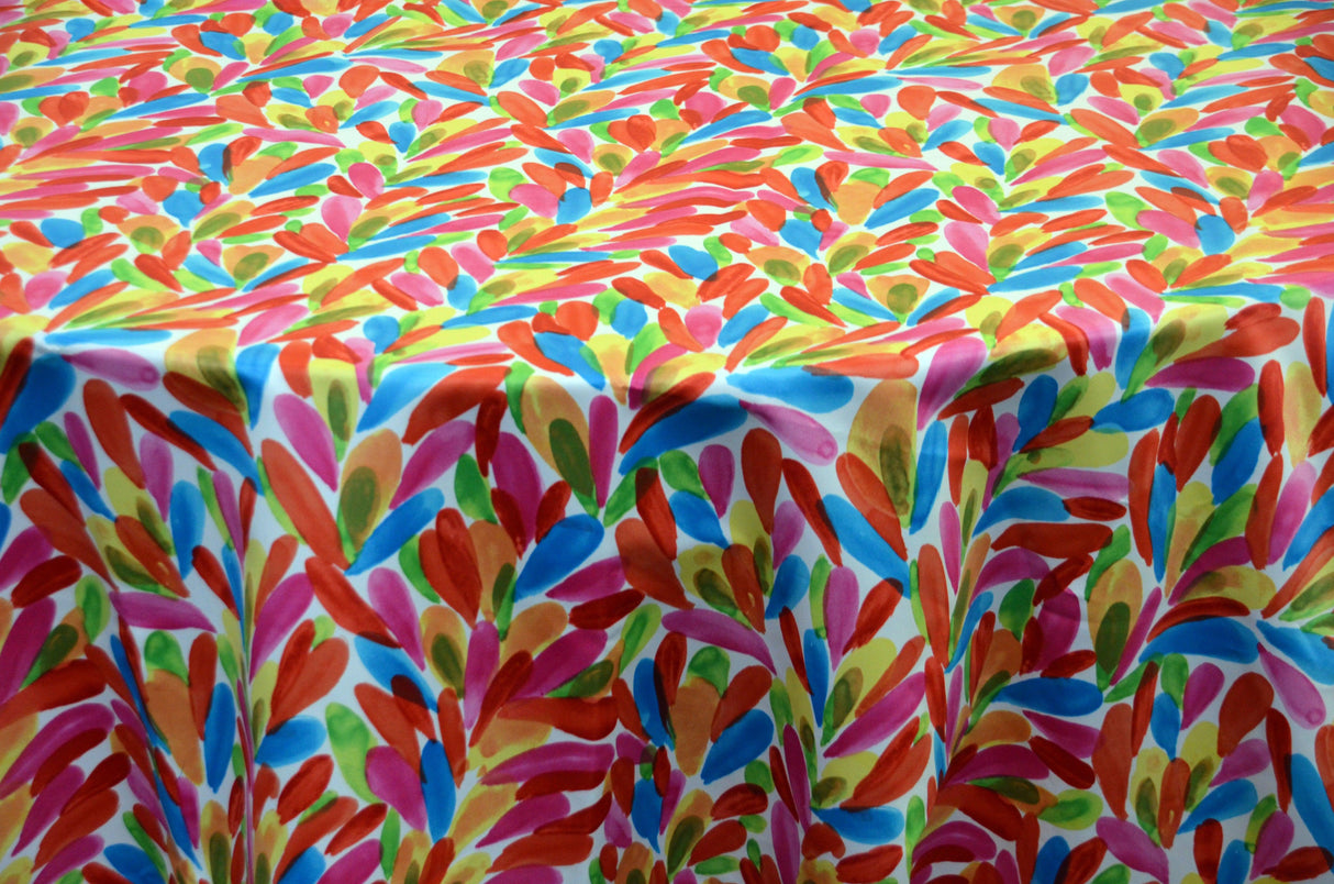 LA Vibe Print | Dull Satin Print | 58/60" Wide | Fun Los Angeles Vibe Fabric