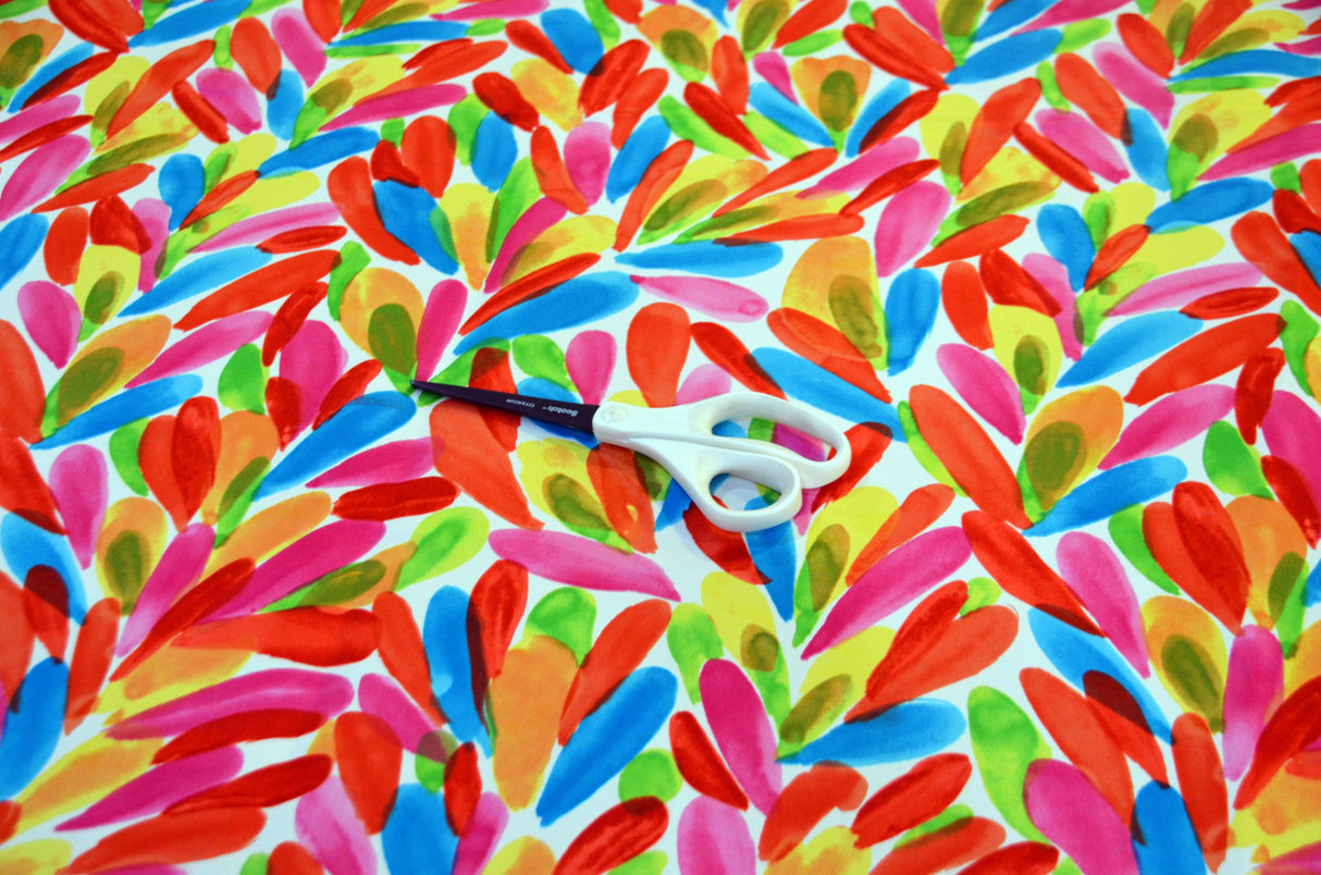 LA Vibe Print | Dull Satin Print | 58/60" Wide | Fun Los Angeles Vibe Fabric