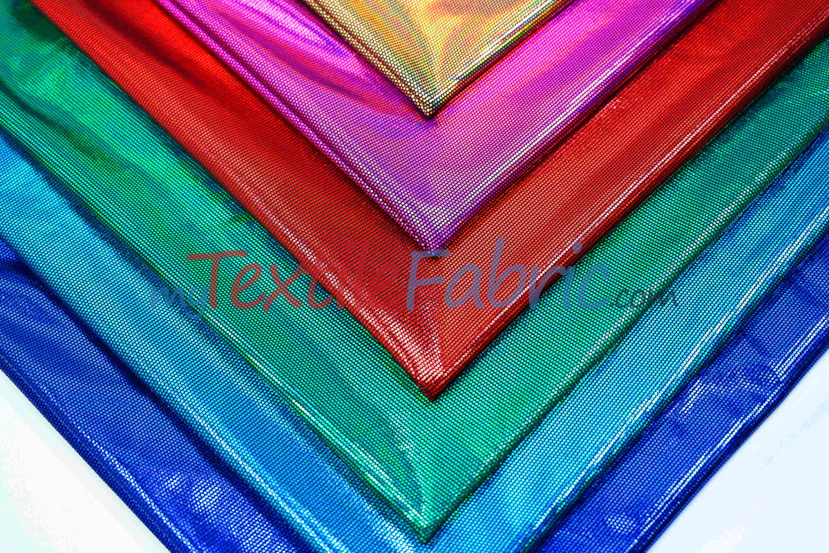 4 Way Stretch Dancewear Fabric | Moonlight Hologram Spandex | 58/60" Wide | Multiple Colors |