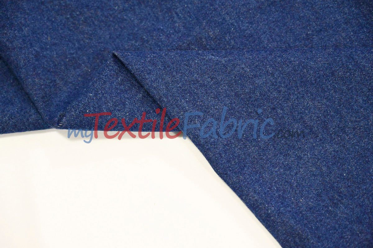 Washed Denim | 100% Cotton | 60" Wide | Soft, Pre Washed Denim Fabric for Apparel & Fashion