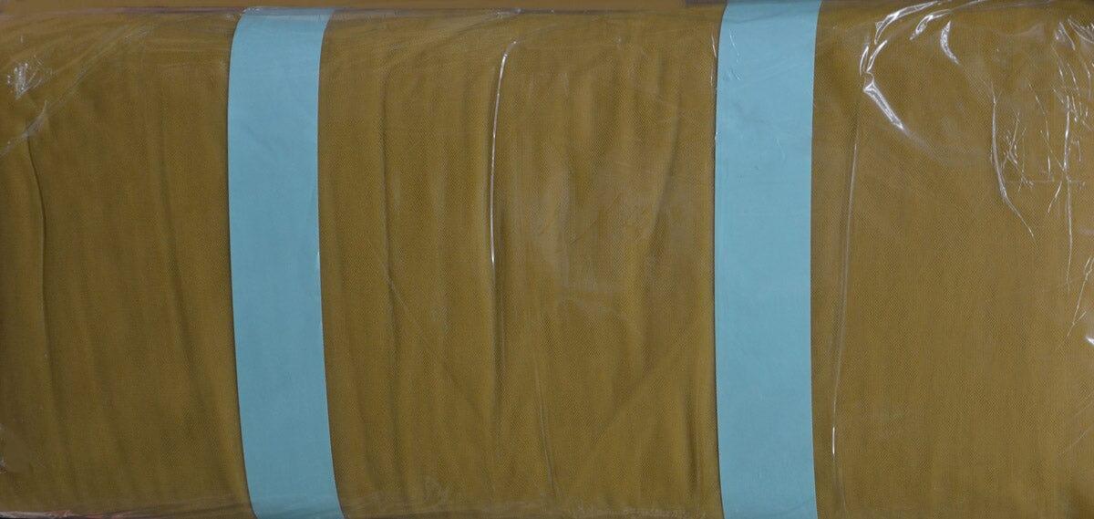 108" Wide Bridal Tulle | Nylon Tulle Illusion Fabric | Soft Bridal Veil & Decor | 50 Yard Bolt | Fabric mytextilefabric Bolts Dark Gold