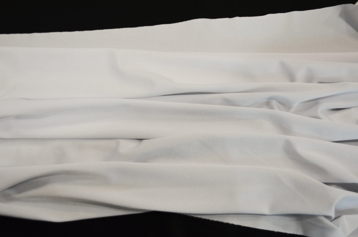 Yoga Spandex Fabric | 60" Wide | Active Wear and Sportswear Fabric | Poly Spandex for Digital Printing | Slight Sheen 4 Way Stretch Knit | White and Black Color | Fabric mytextilefabric