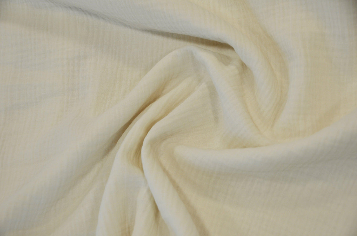 Double Layer Cotton Gauze Fabric | Soft Double Layer Muslin | 48" Wide | Double Cotton Gauze Fabric | Fabric mytextilefabric