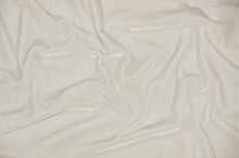 Load image into Gallery viewer, Soft and Plush Stretch Velvet Fabric | Stretch Velvet Spandex | 58&quot; Wide | Spandex Velour for Apparel, Costume, Cosplay, Drapes | Fabric mytextilefabric Yards Ivory 
