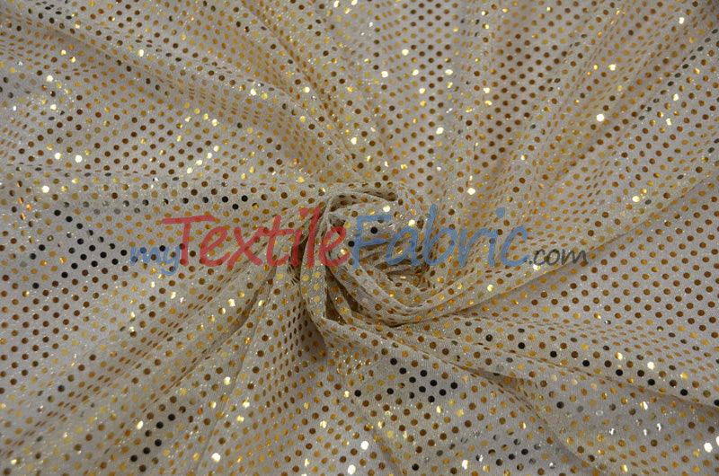 Confetti Dot Sequins Fabric | 3mm Sequins Fabric | 45" Wide | Glued 3mm Sequins Fabric | Costume Cosplay Fashion Decoration |