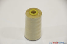 Load image into Gallery viewer, All Purpose Polyester Thread | 6000 Yard Spool | 50 + Colors Available | My Textile Fabric Champagne 
